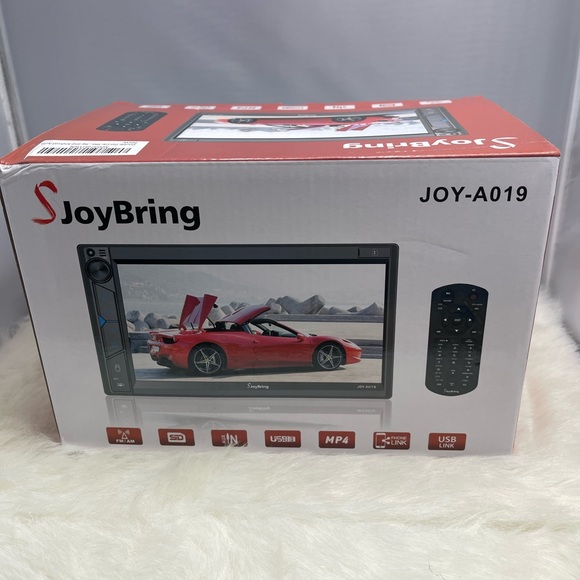 NWT SJOYBRING 7” HD Touchscreen Double Din Car Stereo TOUCHSCREEN - Picture 1 of 4
